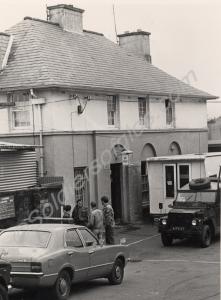 Gloucestershire Regiment patrol, enquiring at R.U.