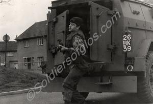 Personnel carrier, Northern Ireland, 1973.