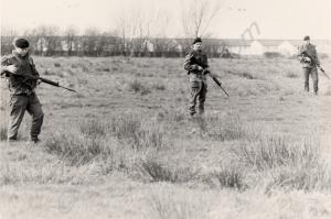 Foot patrol, Northern Ireland, 1973.