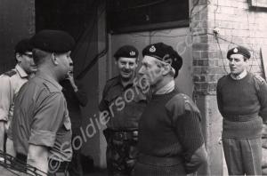 Captain James, Regimental Sergeant-Major Gaunt and