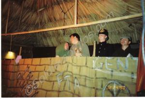 Entertaining the troops. Gloucestershire Regiment.