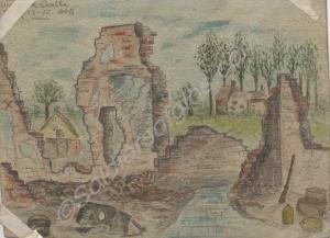 ""Warwick Castle", St Yves village, Ploegsteert. W