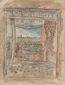 "The Post Office at "St Ives". The enemy held the
