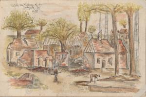 "The finish of our journey south. Hebuterne, oppo