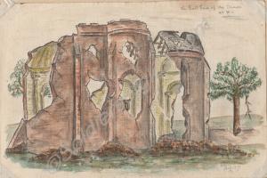 "The East End of the Church at Hebuterne, as I la