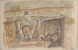 "One of our sentry posts, working in pairs, they
