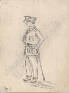 "Mr. Nason of No. 7 Platoon." Painted by 2746 Lan