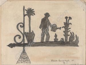 "Artistic Weather Vanes, constructed in iron and
