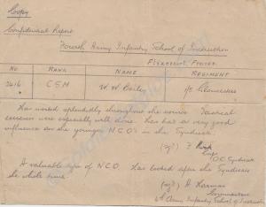 Fourth Army Infantry School of Instruction.Copy of