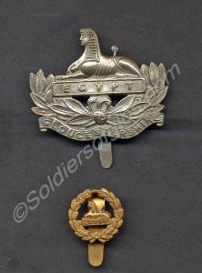 Front and back badge of the Gloucestershire Regim