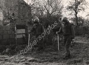 'B' Company Gloucestershire Regiment searching for