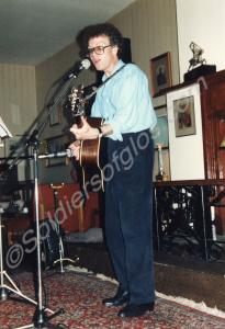 Johnny Coppin performing in the Gloucestershire Re
