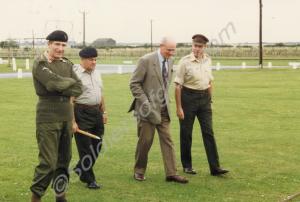 Gloucestershire Regiment officers on the training