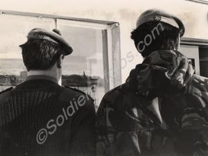 Lieutenant Whiteley and Lieutenant Jefferies of th