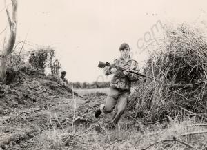 'D' Company Gloucestershire Regiment on patrol, No