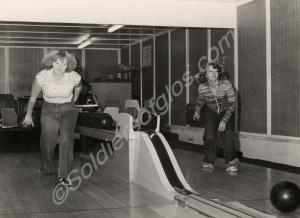 Mrs. McGuinness and Mrs. Hudson bowling, Northern