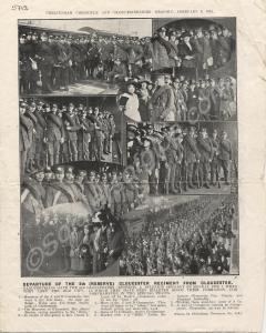 Page from  the Cheltenham Chronicle and Gloucester