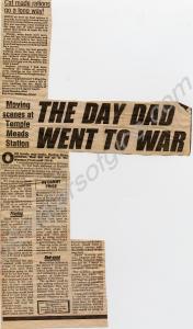 Newspaper cuttings relating to Brigadier Manley An