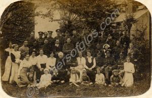 Group of Gloucestershire Regiment soldiers, women