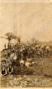 Digging a trench. c. 1915.