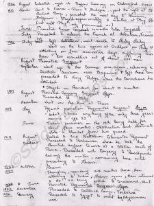 Service history of Regimental Sergeant-Major Walte