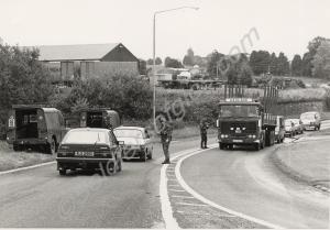 Vehicle checkpoint. Gloucestershire Regiment. Nort
