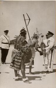 Exchnge of gifts between the King of Swaziland and