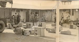 The Quartermaster's Compound - baggage arriving fr