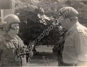 Major-General T.M. Creasey, Director of Infantry,