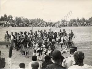 Swazi dancers at the Goedgegun Agricultural Show.