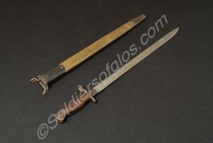 1917 model Enfield bayonet with U.S. markings. The