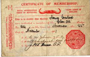 Royal Antediluvian Order of Buffaloes membership c