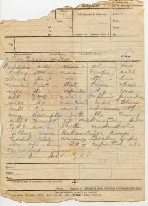 Cessation of hostilities order. 11th November 1918