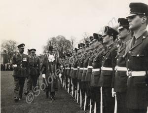 Inspection by the Mayor of Gloucester with Lieuten
