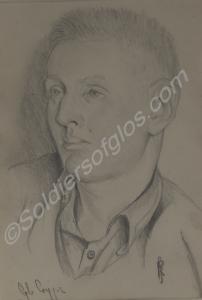 Unidentified soldier. One of a  series of sketches