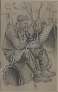 June '55 Kenya Patrol. - One of a  series of sketc