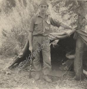 Lance-Corporal "up country".  1st Battalion, Glouc