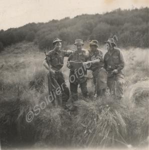 Patrol.  1st Battalion, Gloucestershire Regiment.