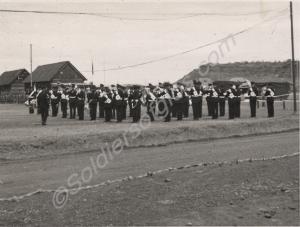 Band, Back Badge Day parade.  1st Battalion, Glouc