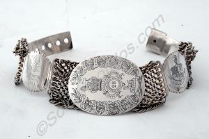 Dog collar, engraved with regimental distinctions