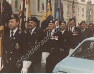 Royal British Legion Parade. Sergeant C.R. Smith M