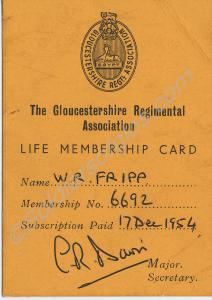 Gloucestershire Regimental Association membership