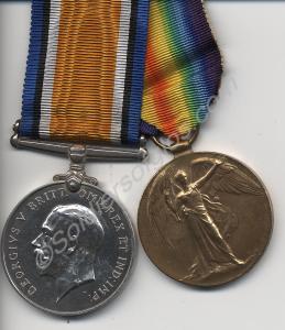 Group of two medals; British War Medal and Allied