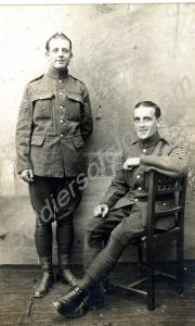 Two sergeants including 38980 Sergeant Ernest J. T