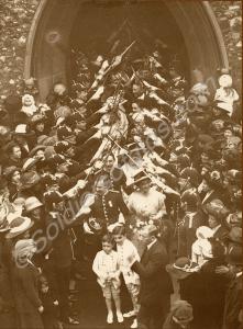 The Wedding of Captain A.H. Radice. 1st Battalion,