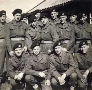 New recruits. Gloucestershire Regiment.  c.1961. (