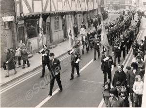 Colonel J.P. Carne leads Old Comrades of the Glouc
