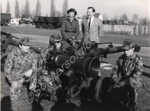 The Mayor and Mayoress of Cheltenham with Privates