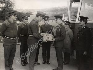 The arrival of Junior Soldiers from Wessex Brigade