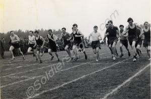 Hobbs Cup Competition. The start of the Mile Race.
